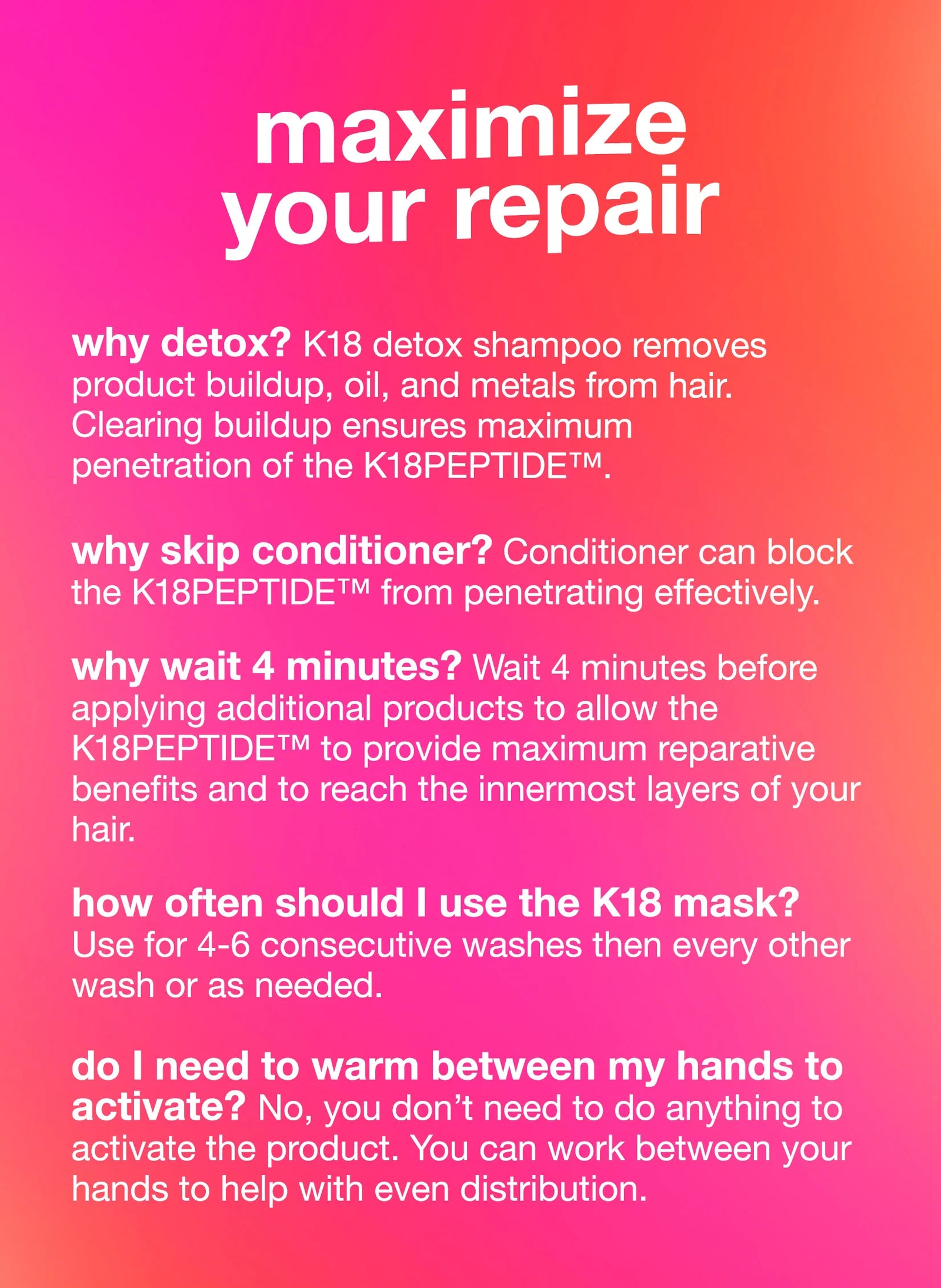 K18 Full-Size Leave-In Molecular Repair Hair Mask, 1.7 Fl.Oz