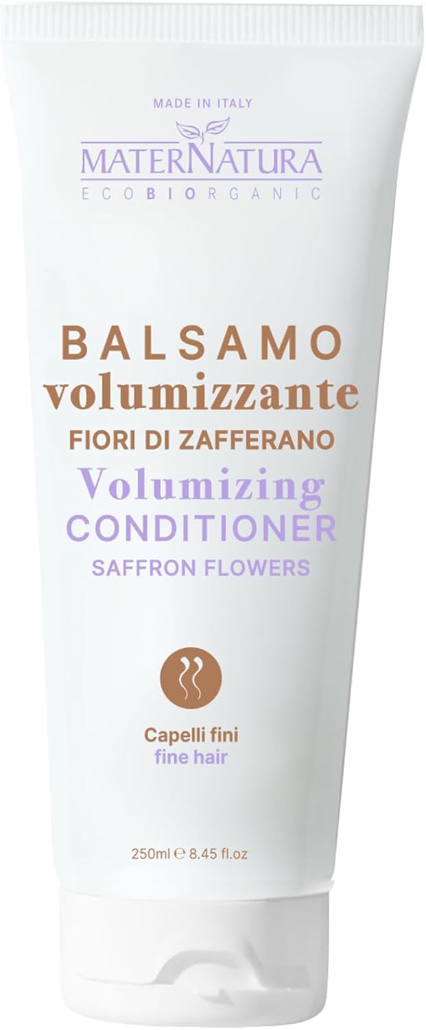 Maternatura Volumizing Conditioner Fine Hair with Saffron Flowers, 8.45 Oz