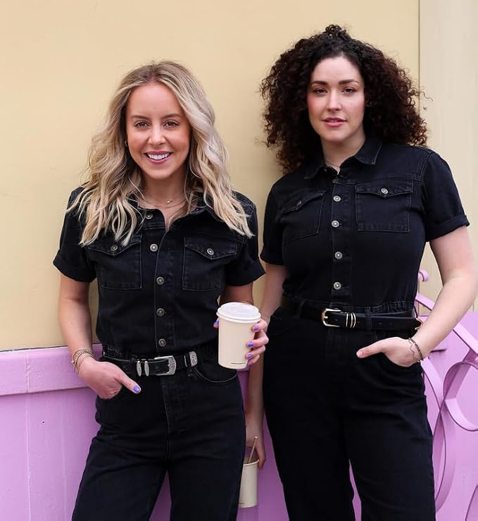 Generic Chef Bae Black Denim Jumpsuit - Small