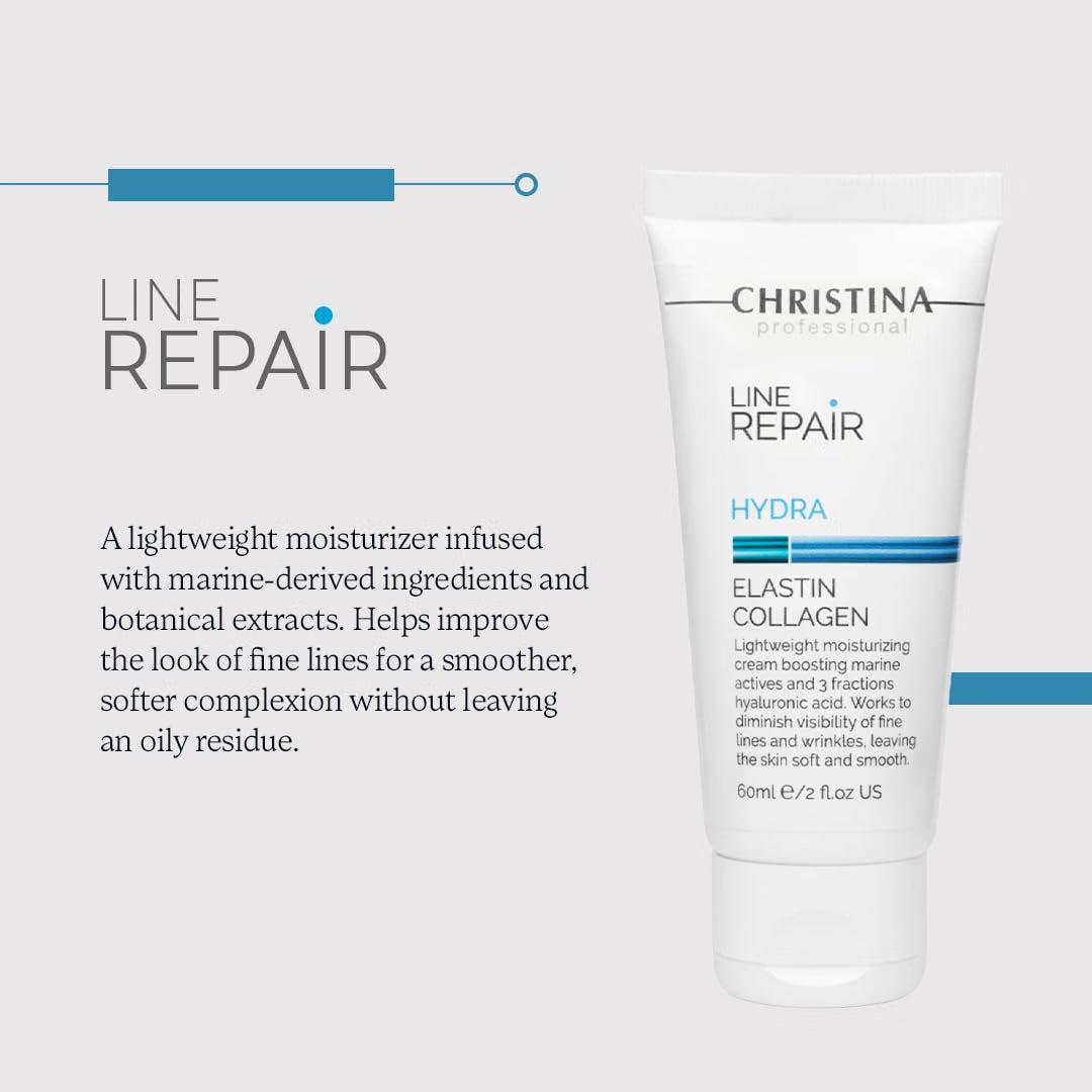 CHRISTINA- Line Repair Marine Restore Collagen Cream - Hyaluronic, 60 ml / 2 Fl Oz