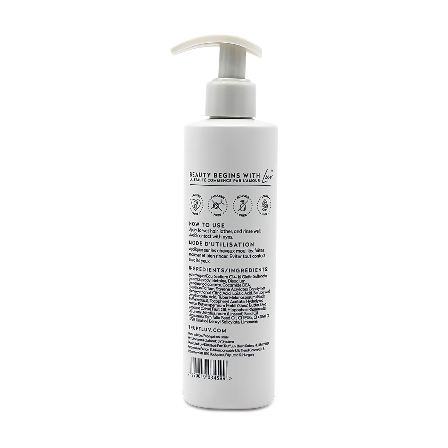 TruffLuv Truffle Shampoo – The World’s First Black Truffle Experience, 8.45 Fl.Oz