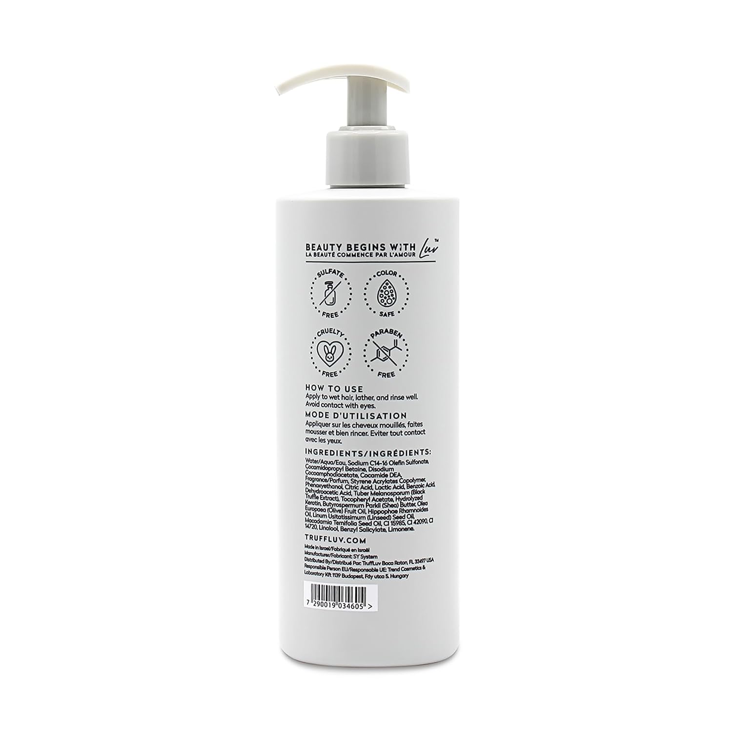 TruffLuv Truffle Shampoo – The World’s First Black Truffle Experience, 16.9 Fl.Oz