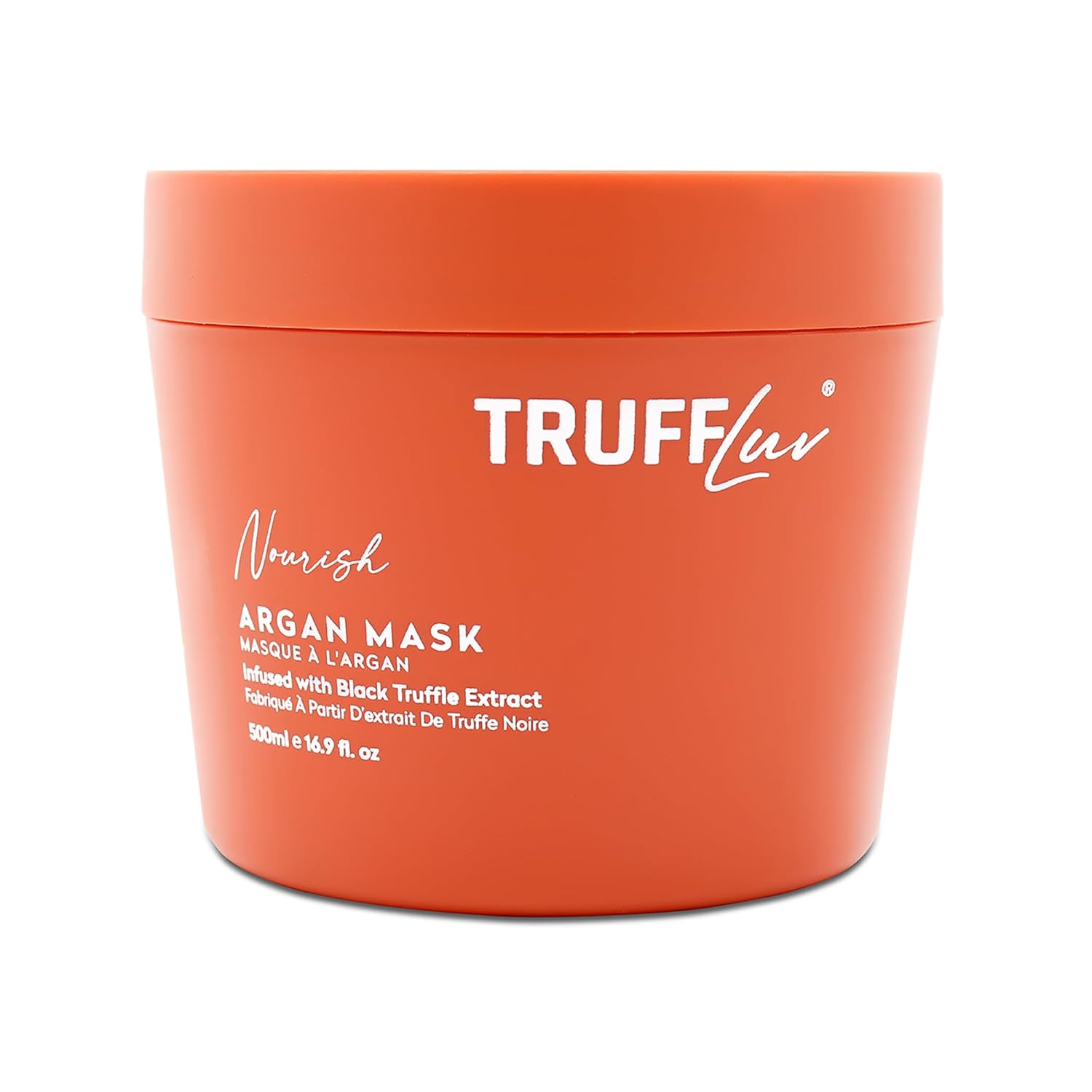 TruffLuv Argan Hair Mask for Black Truffle Extract and Argan Oil, 16.9 Oz