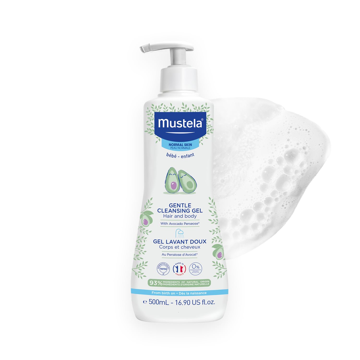 Mustela Gentle Cleansing Gel Lavnt Doux 16.90 Oz