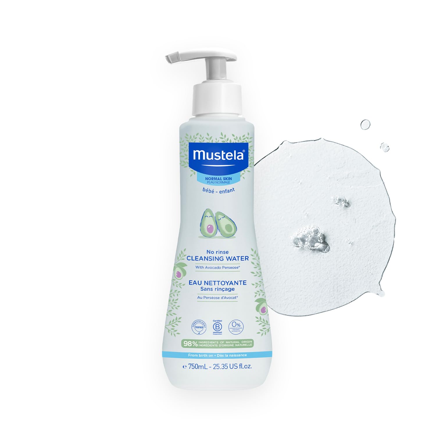 Mustela Cleansing Water 10.14 Oz