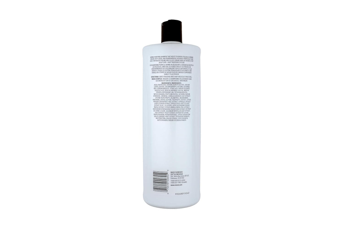 Nioxin Scalp + Hair Shampoo No. 1 - 33.8 Oz