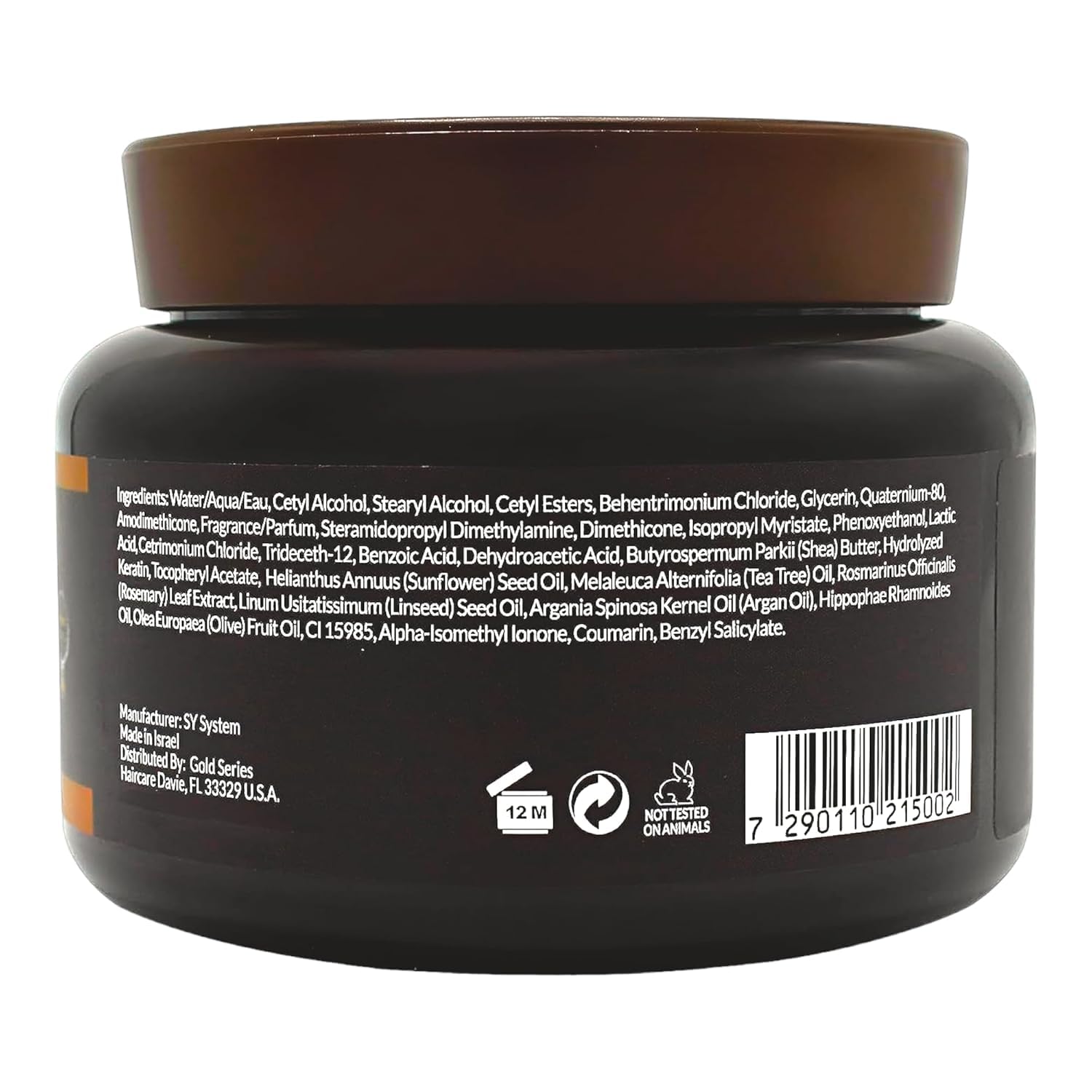 Gold Series Treatment Mask – Deep Hydrating Argan Oil Hair Mask, 18.6 Oz
