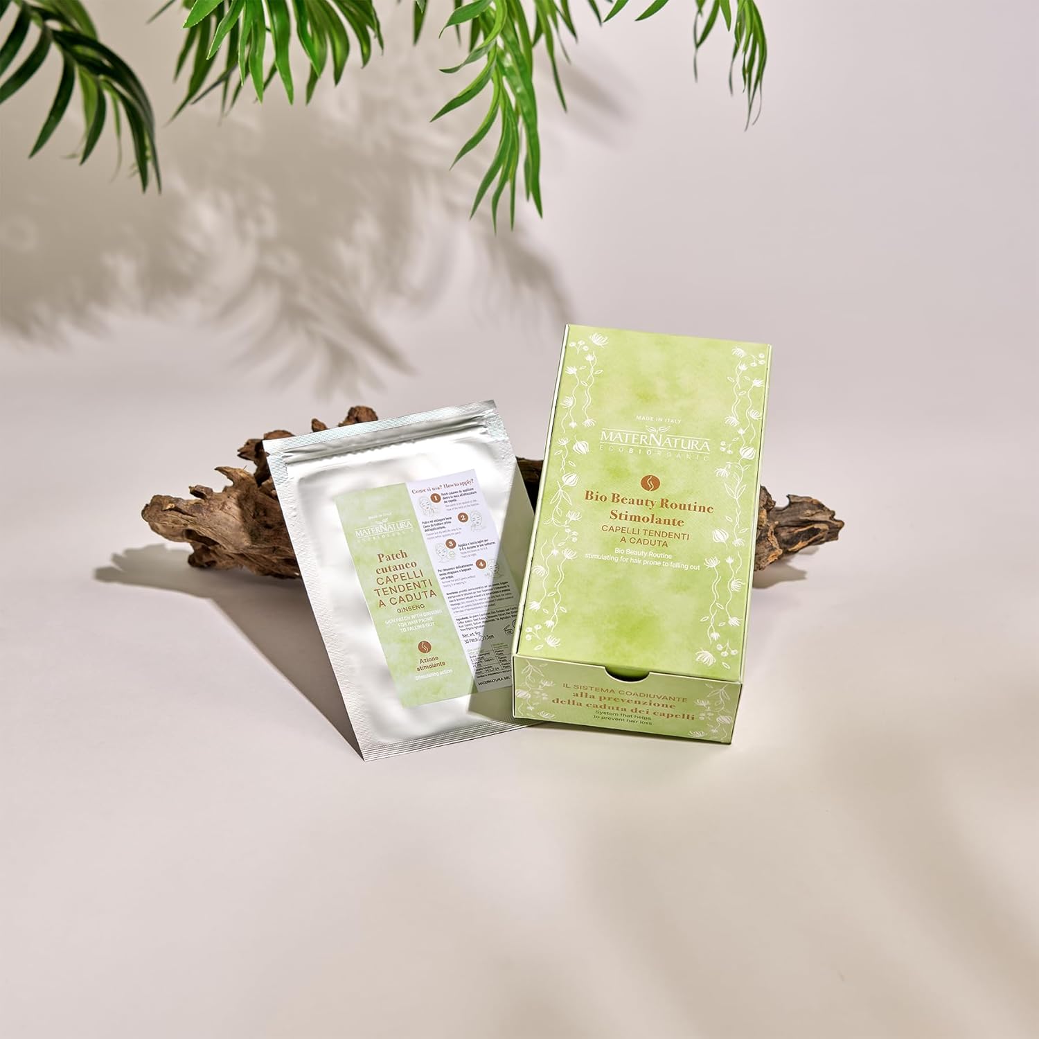 Maternatura, Ginseng Hair Skin Patch, 12 Patches, Stimulating Night Treatment, Hair, Strengthens and Nourishes the Root,