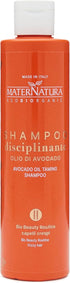 Maternatura Disciplining Shampoo for Curly and Unruly Hair,Anti-Frizz, AIAB Organic Certified, Vegan, 8.45 Fl.Oz