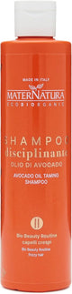 Maternatura Disciplining Shampoo for Curly and Unruly Hair,Anti-Frizz, AIAB Organic Certified, Vegan, 8.45 Fl.Oz