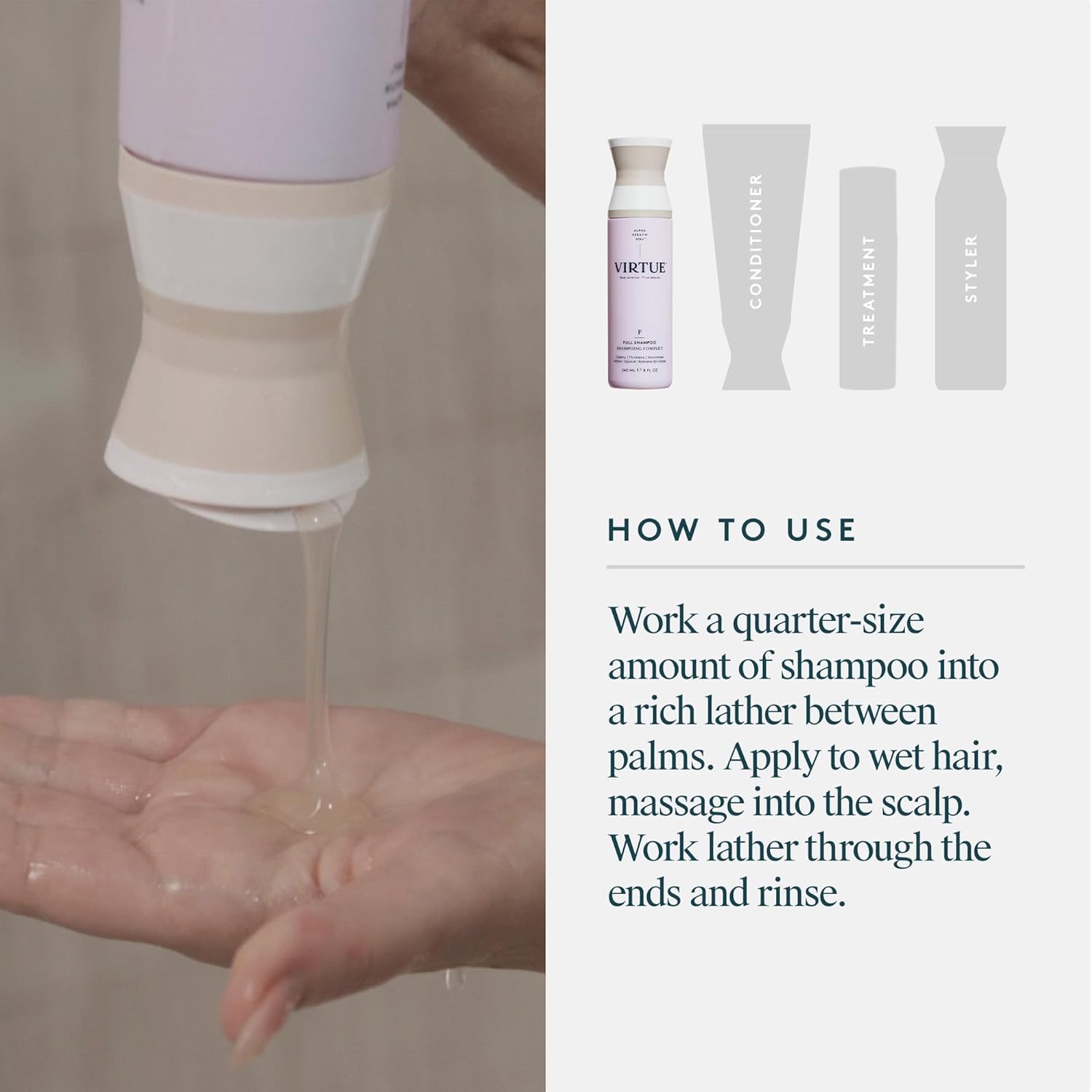 Virtue Lab Full Shampoo 8 OZ
