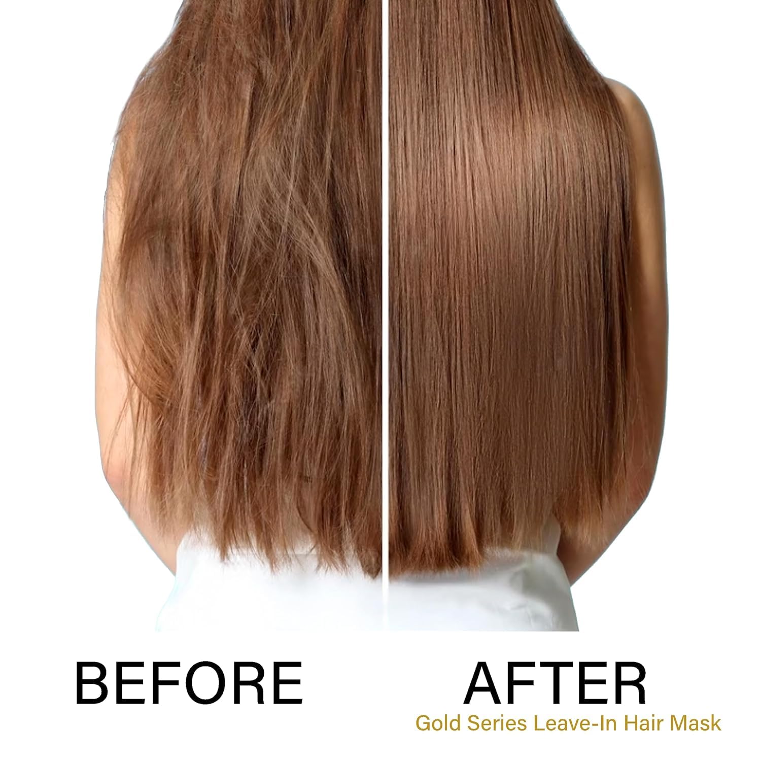 Gold Series Leave-In Hair Mask – Argan Oil Hair Mask Enriched with Keratin, 8.4 Fl.Oz