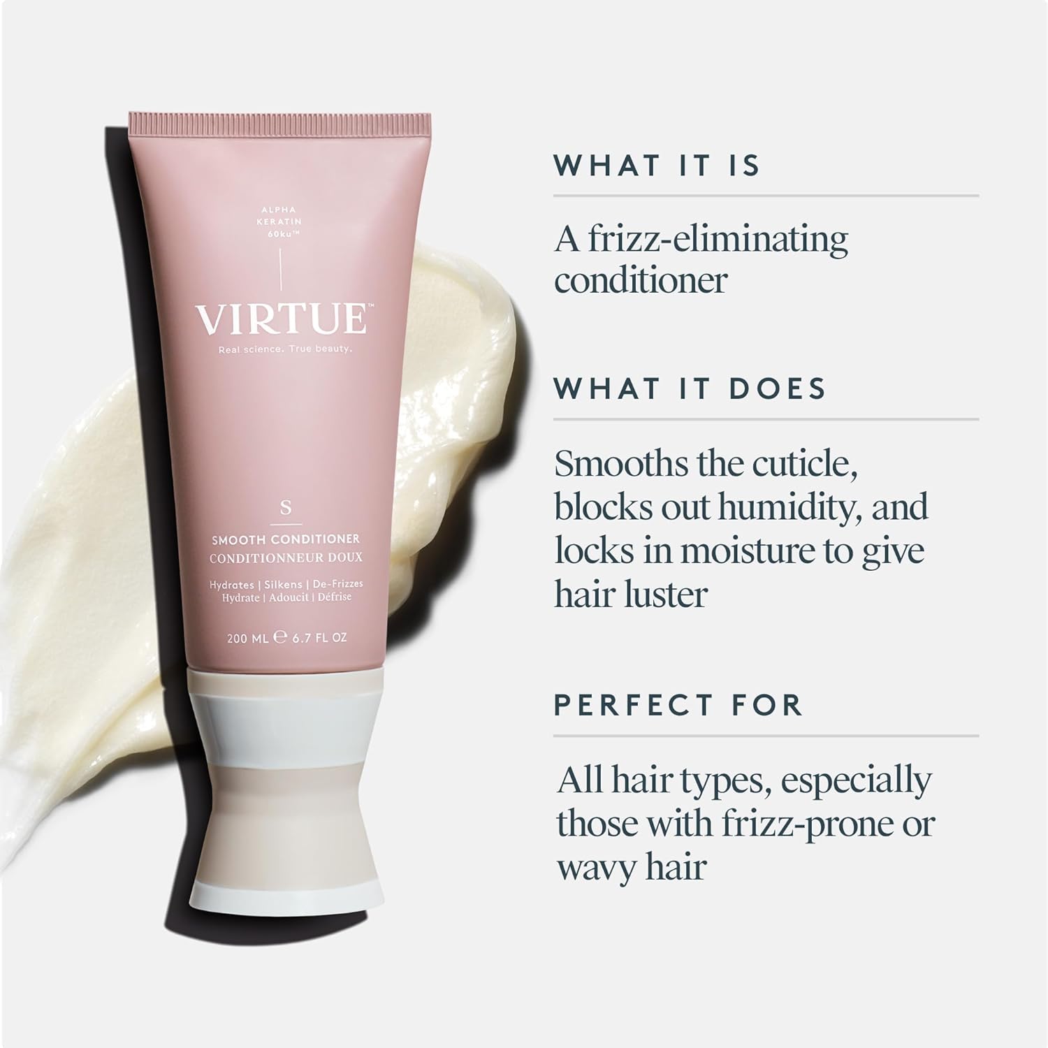 Virtue Lab Smooth Conditioner 6.7 Oz