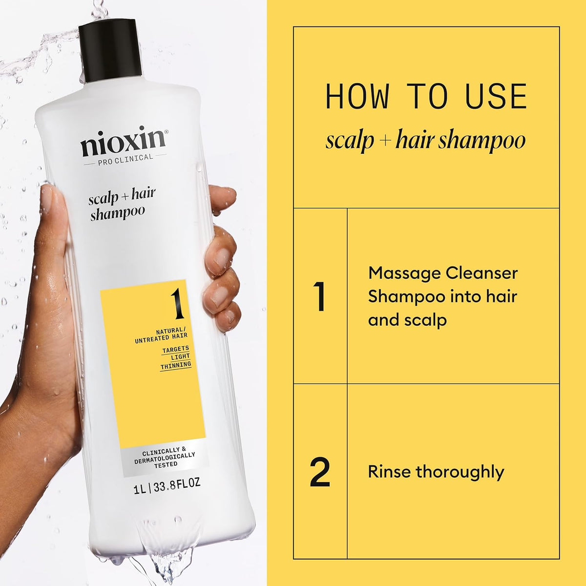 Nioxin Scalp + Hair Shampoo No. 1 - 33.8 Oz