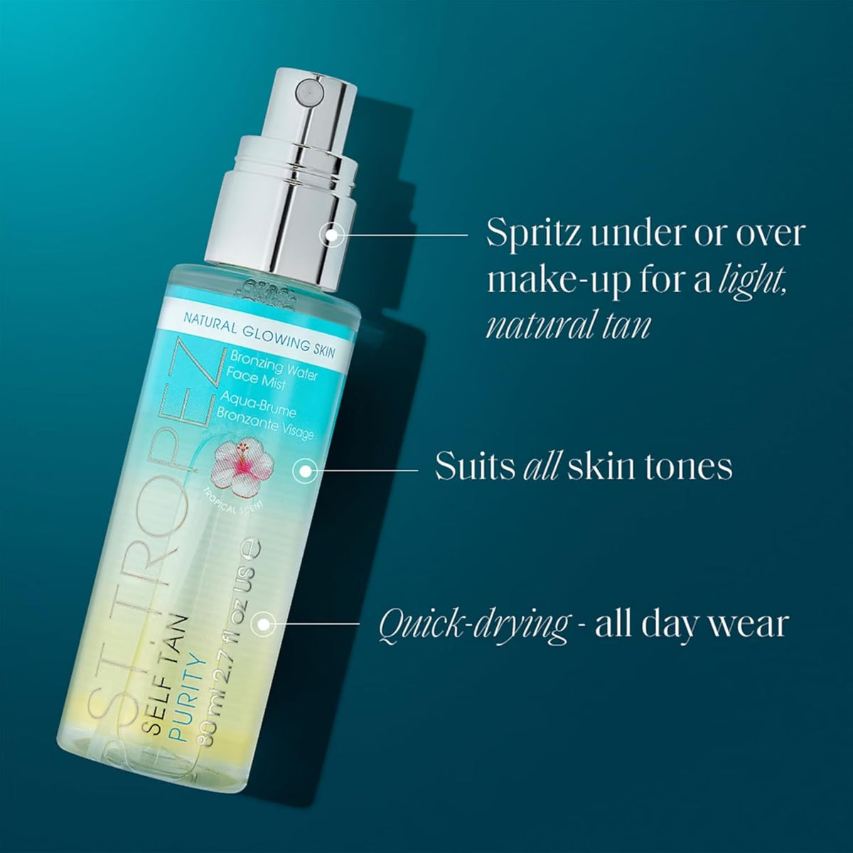 St Tropez Self Tan Purity Face Mist 2.7oz
