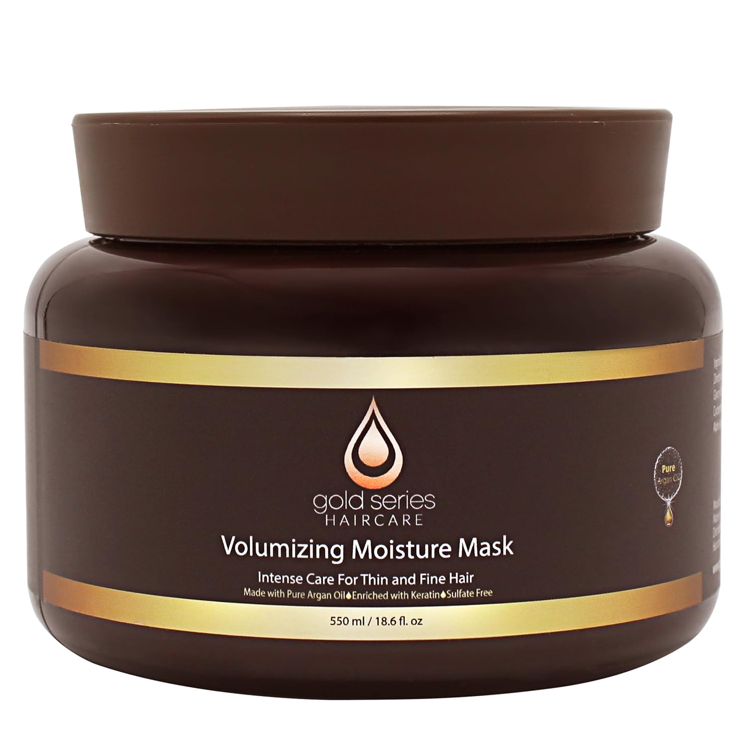 Gold Series Deep Conditioning Volumizing Hair Mask, 18.6 Oz