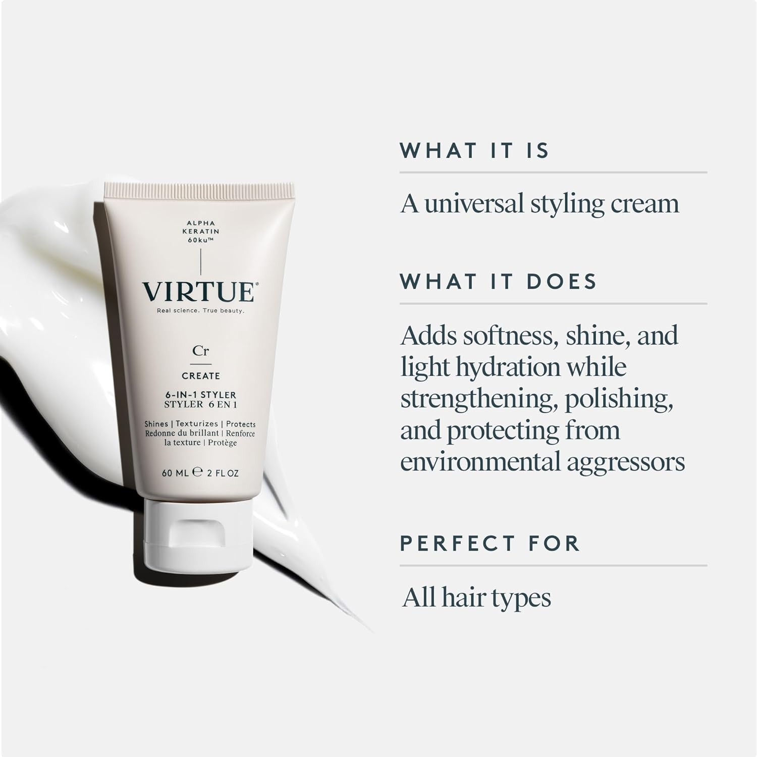 Virtue Lab 6 in 1 Styler 2.0 oz