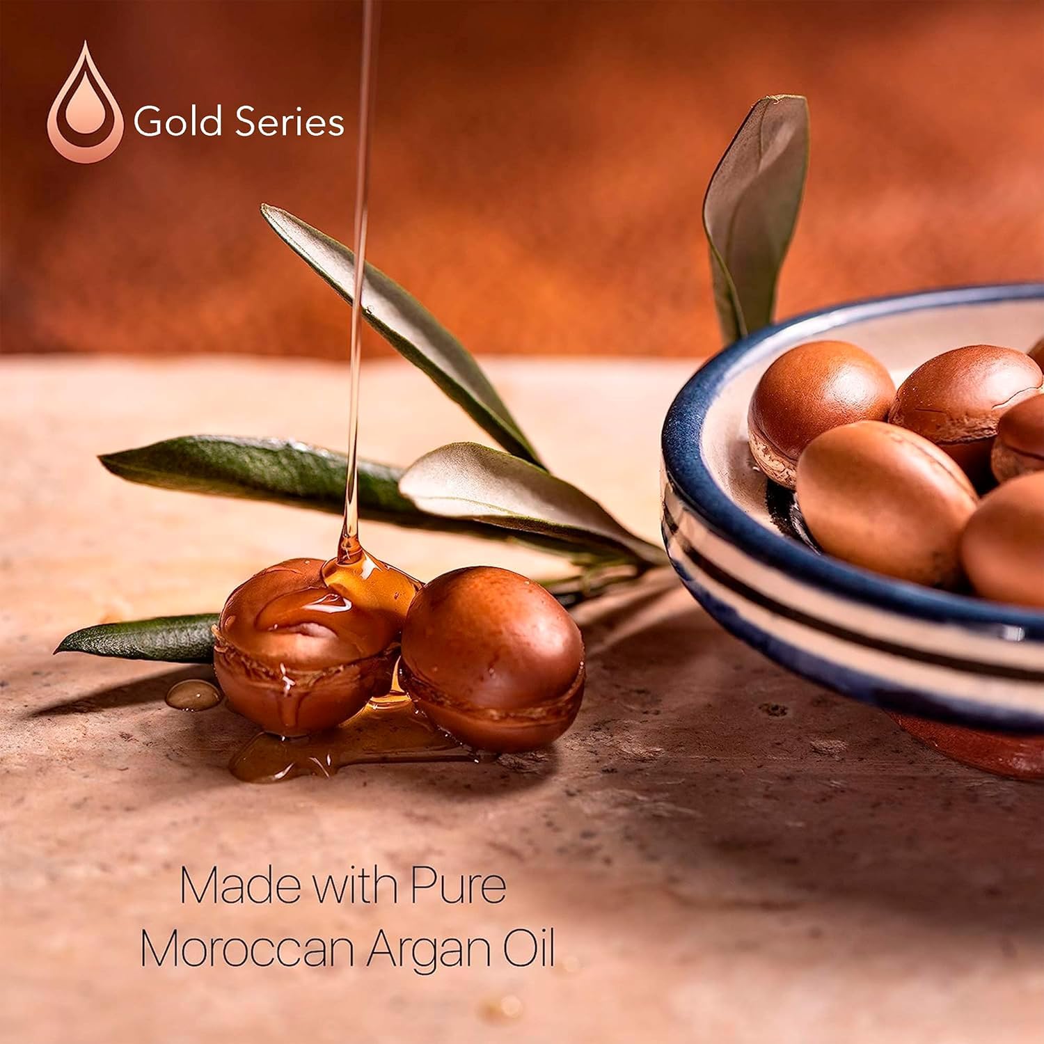 Gold Series Treatment Mask – Deep Hydrating Argan Oil Hair Mask, 18.6 Oz