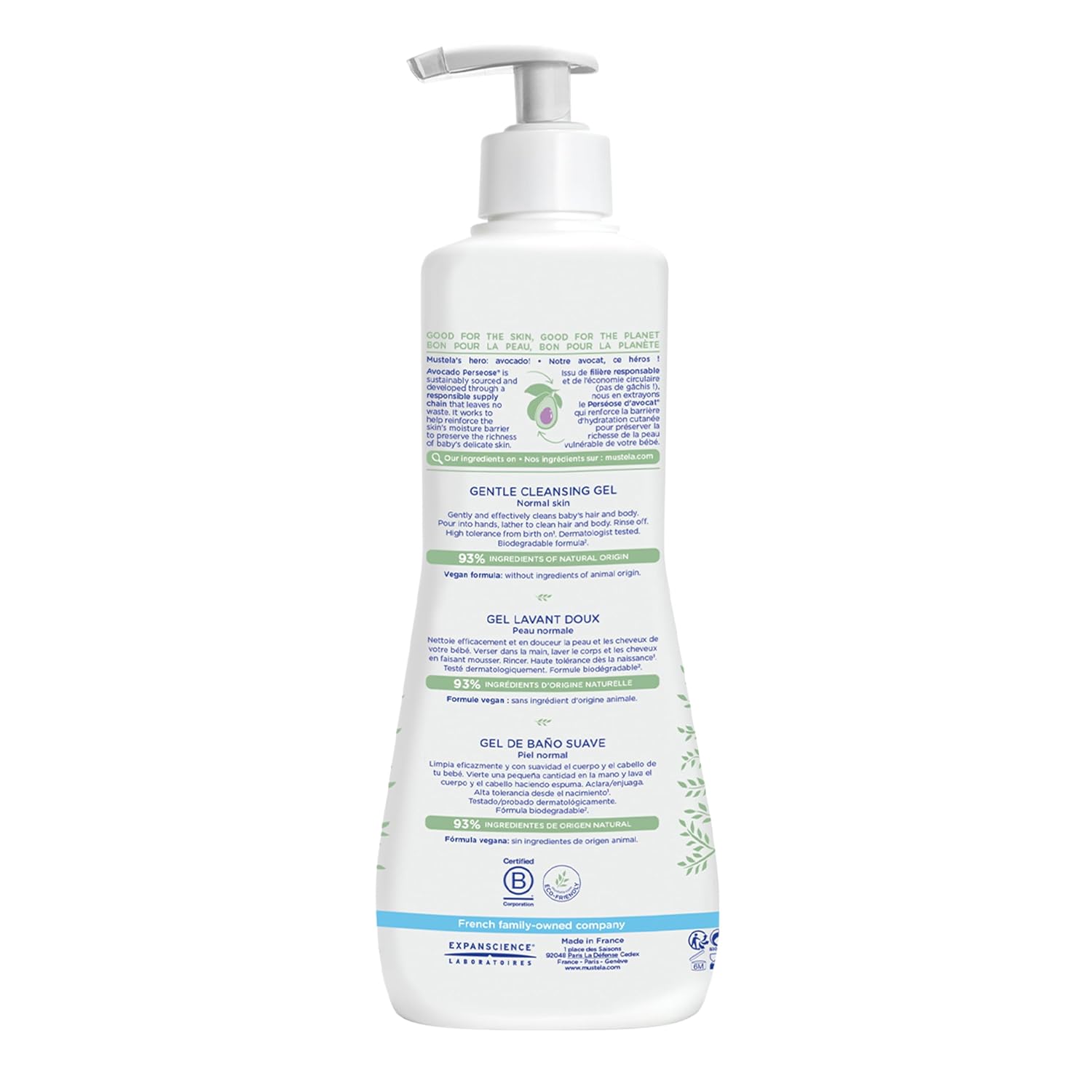 Mustela Gentle Cleansing Gel Lavnt Doux 16.90 Oz