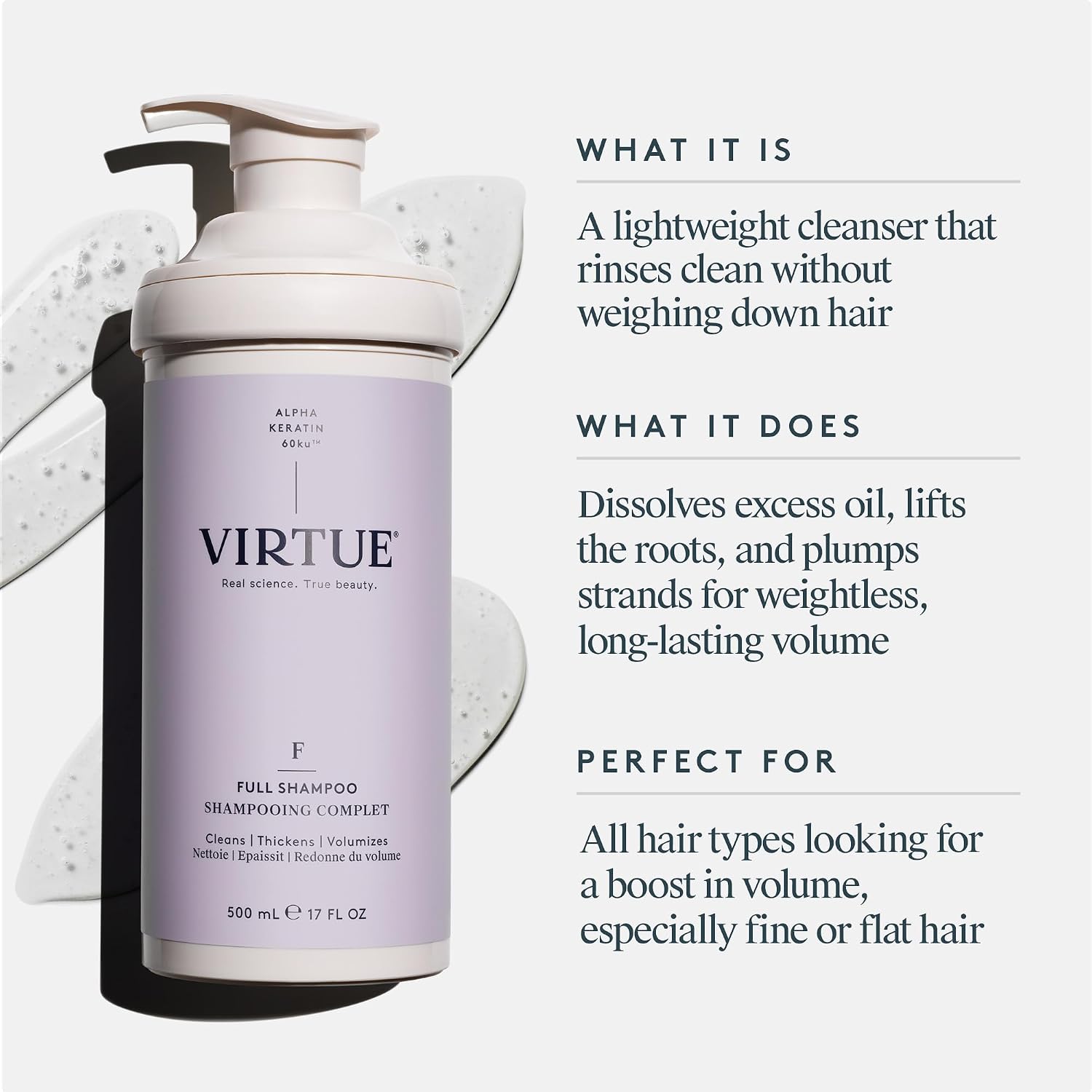 Virtue Lab Full Shampoo 17 oz
