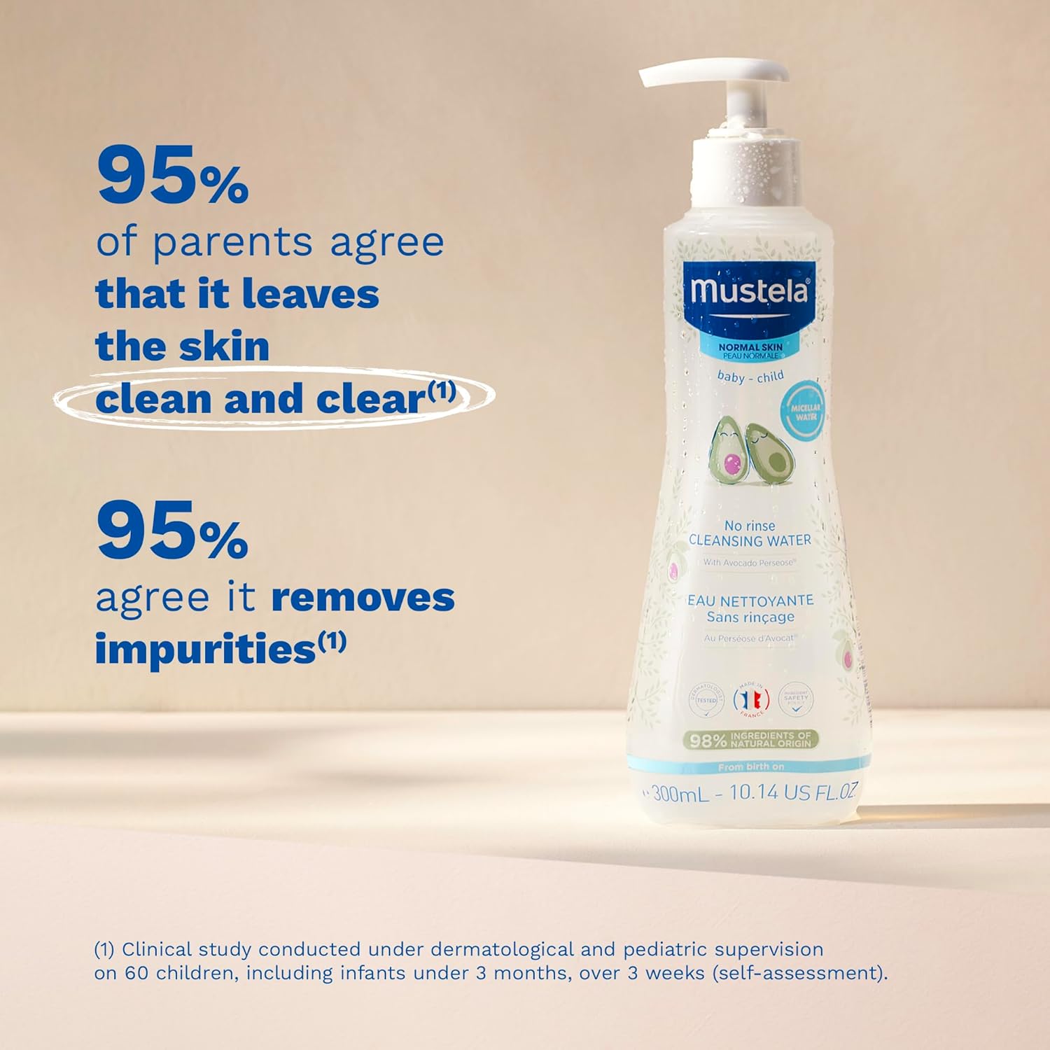Mustela Gentle Cleansing Gel Lavnt Doux 25.35 Oz