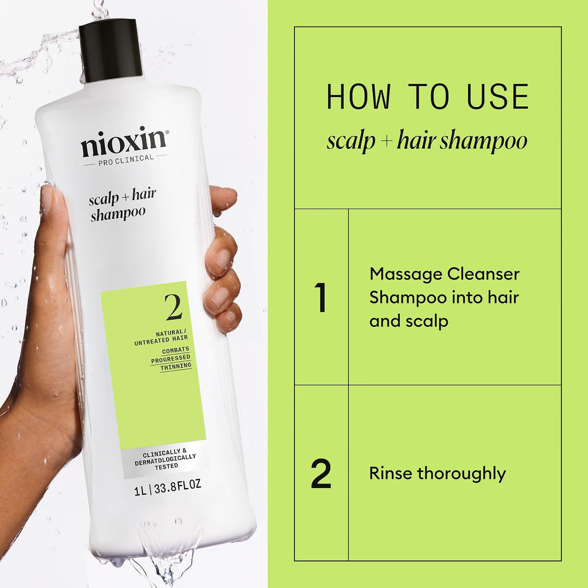 Nioxin Scalp + Hair Shampoo No. 2 - 33.8 Oz