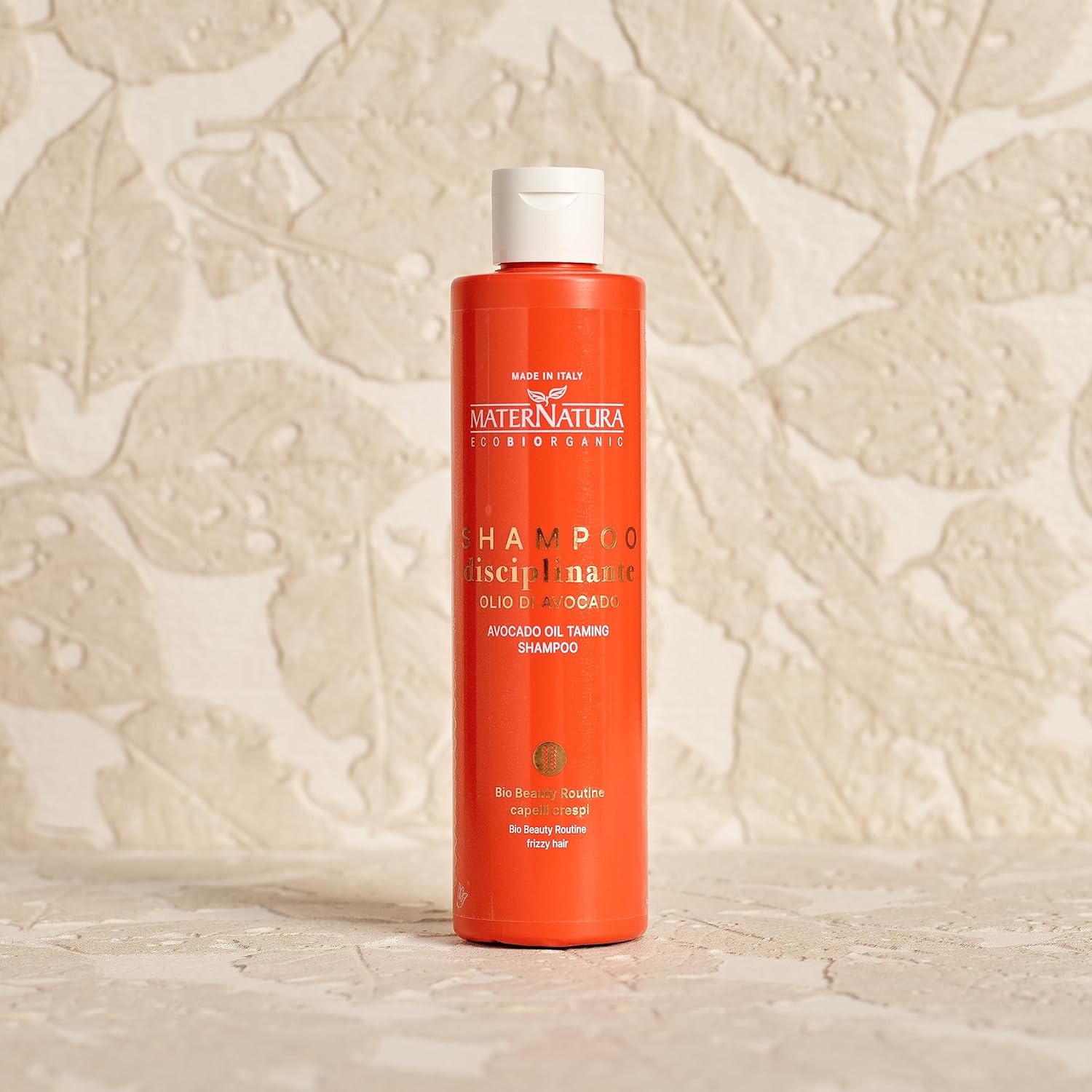 Maternatura Disciplining Shampoo for Curly and Unruly Hair,Anti-Frizz, AIAB Organic Certified, Vegan, 8.45 Fl.Oz