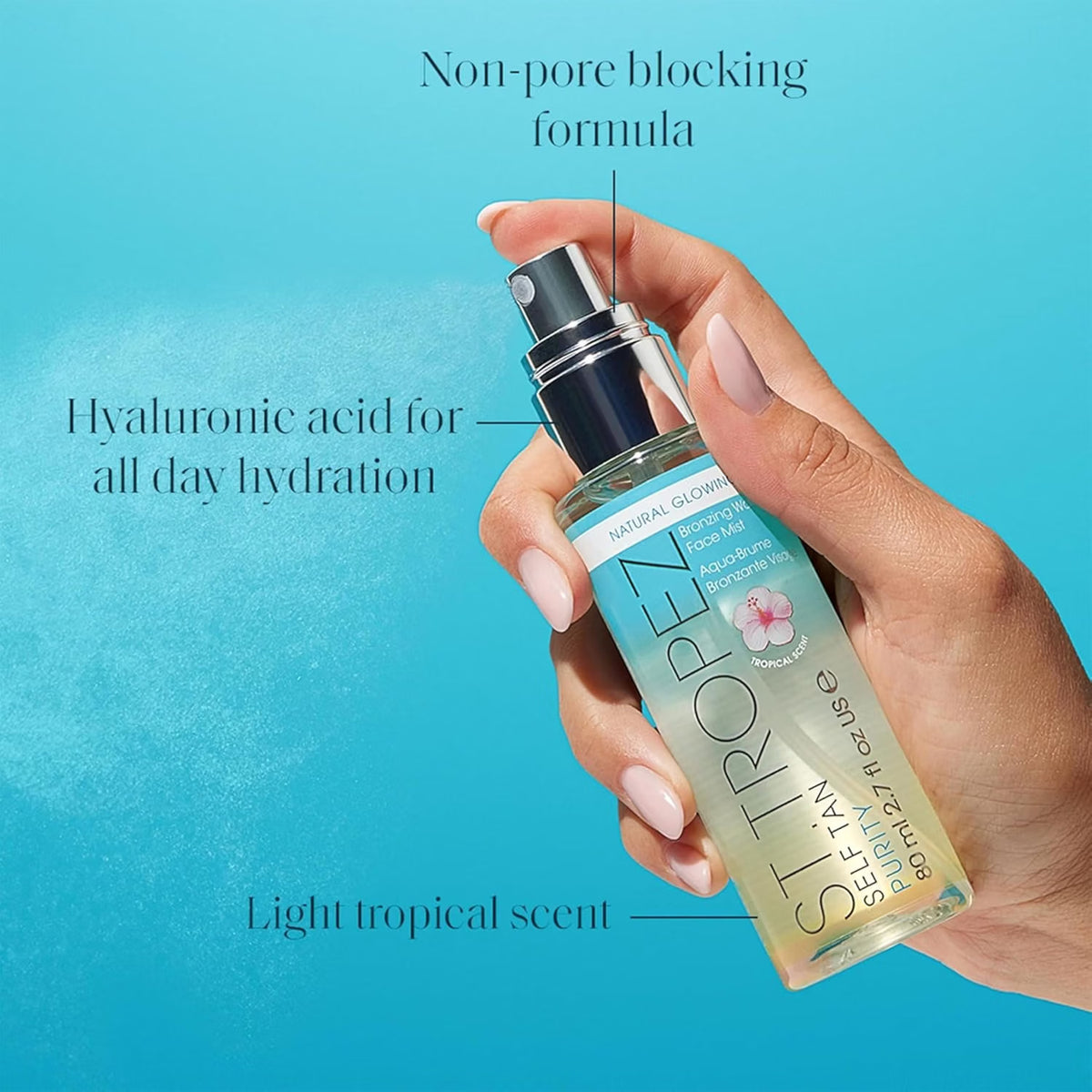 St Tropez Self Tan Purity Face Mist 2.7oz