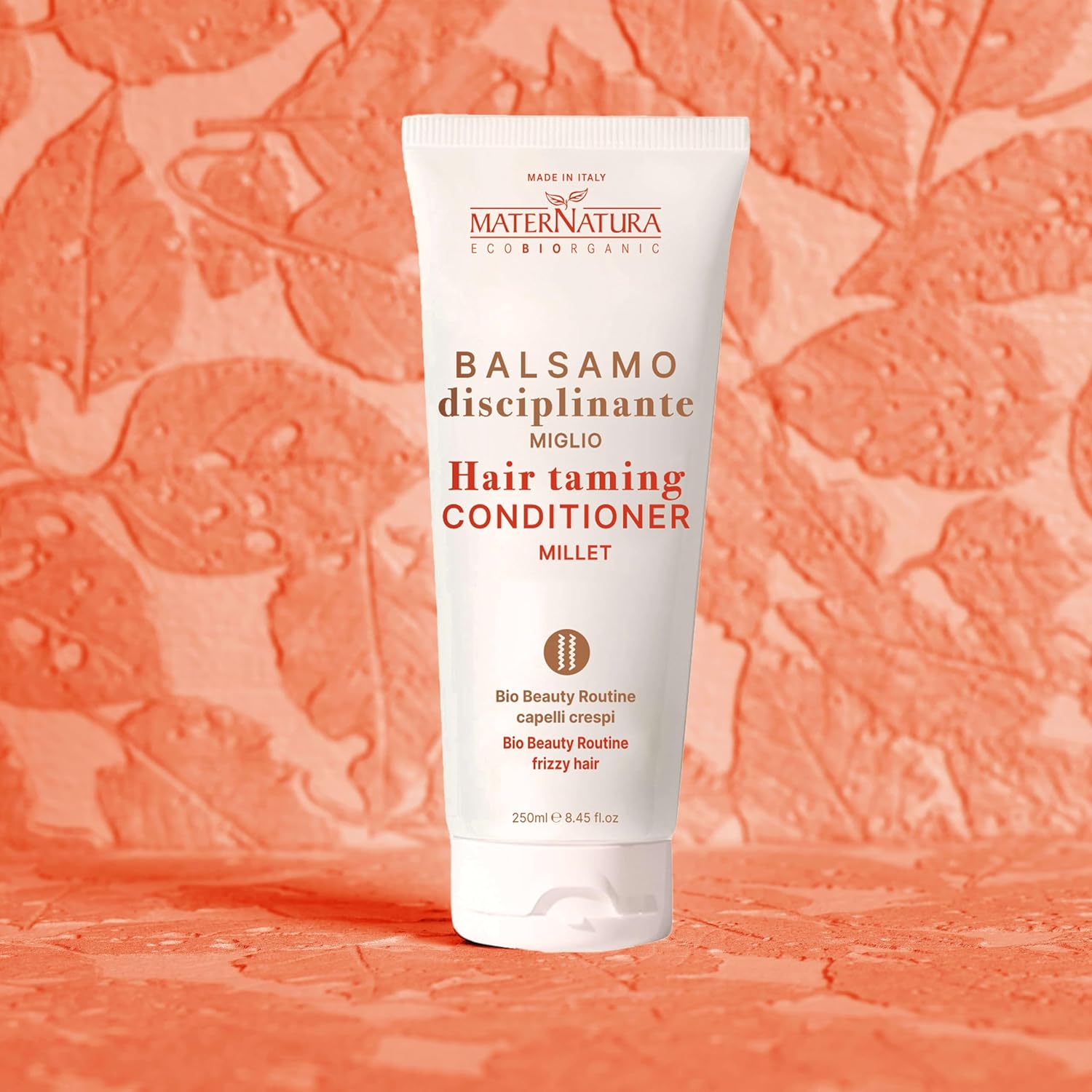 Maternatura, Millet, Detangling Conditioner for Dry, Frizzy and Ruined Hair, Bio Beauty Routine Frizzy Hair, Made in Italy, 8.45 Oz