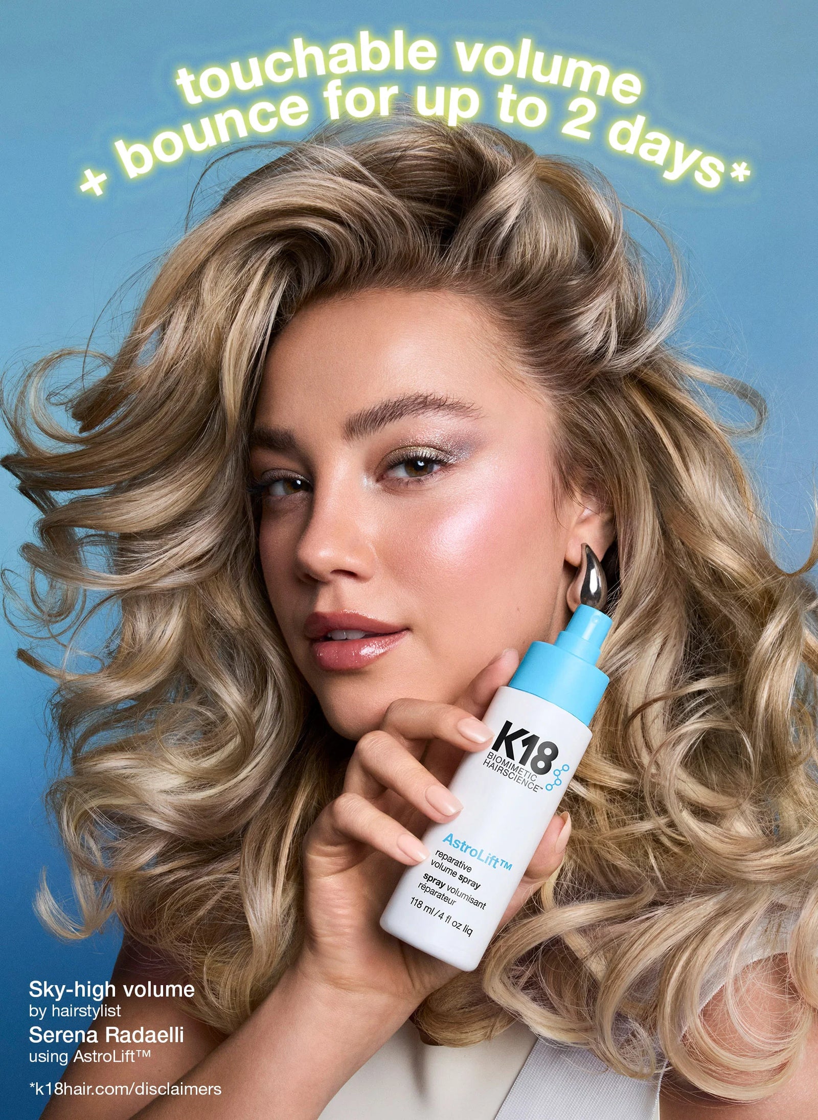 K18 AstroLift Reparative Volume Spray, 4 Fl. Oz