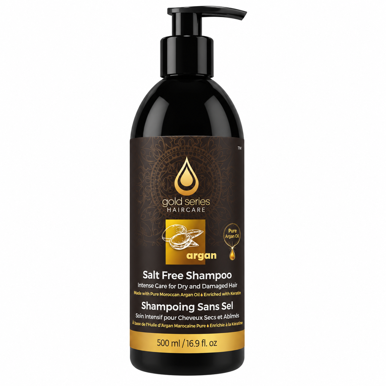 Gold Series Salt Free Shampoo 500ml/ 16.9 Fl.Oz