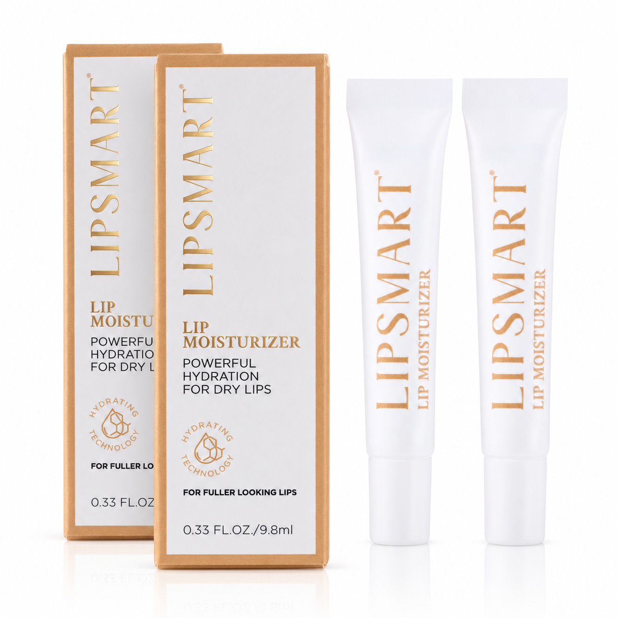 LIPSMART Lip Balm & Hydrating Lip Treatment, 0.33 Fl. Oz, Pack of 2