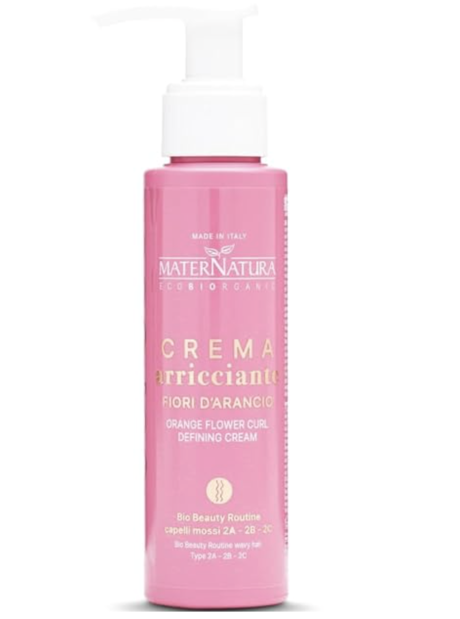 Maternatura, Wavy Hair Curling Cream with Orange Blossoms Nourishes and Supports Waves, 3.38 Fl.Oz