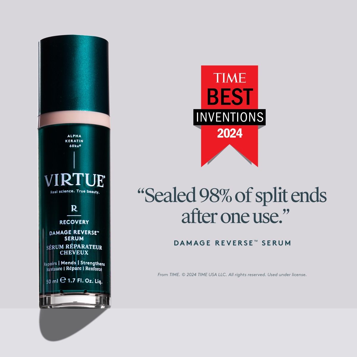 Virtue Lab Recvoery Damage Reverse Serum 1.7 oz