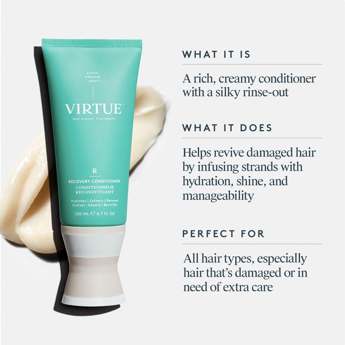 Virtue Lab Recovery Conditioner 6.7 oz