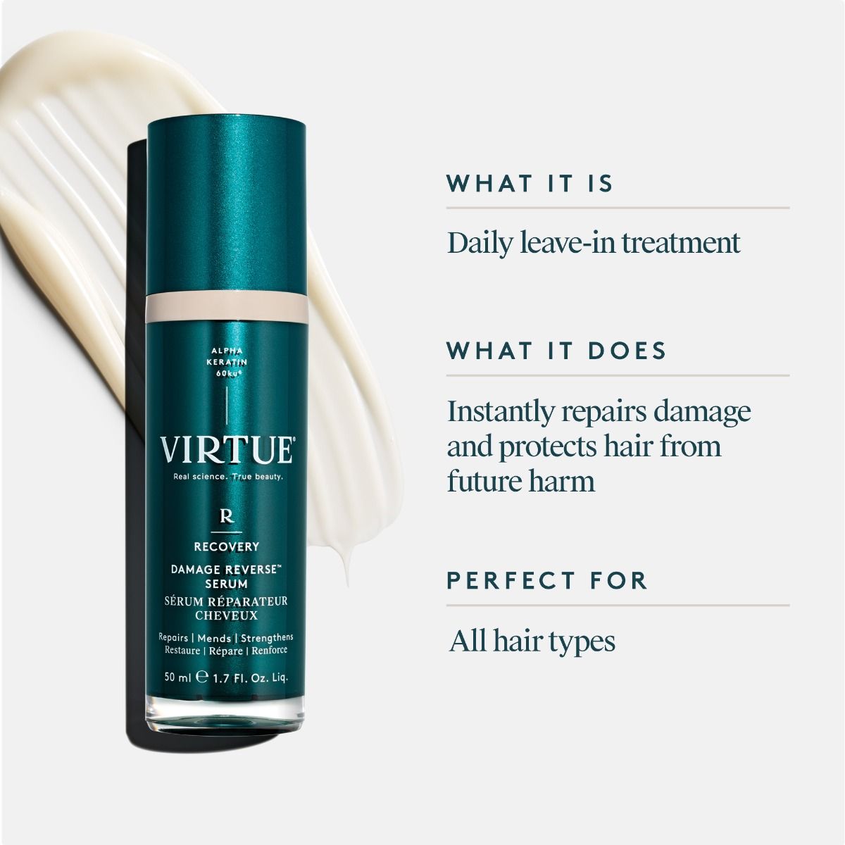 Virtue Lab Recvoery Damage Reverse Serum 1.7 oz